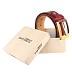 Mens Genuine Leather with golden Pin buckle Belts- Maroon